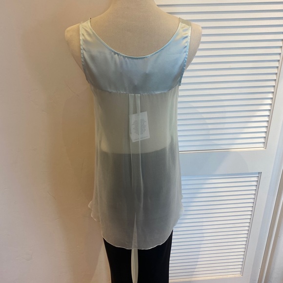 Maison de Papillon Sea Glass Silk Top - Picture 3 of 4